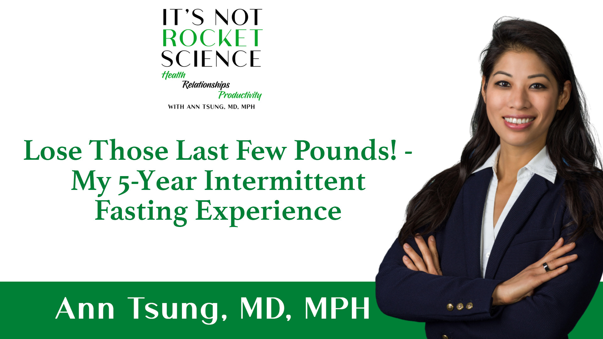 043. Lose Those Last Few Pounds! – My 5-Year Intermittent Fasting Experience